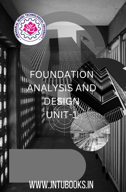FOUNDATION ANALYSIS  AND  DESIGN  UNIT-1